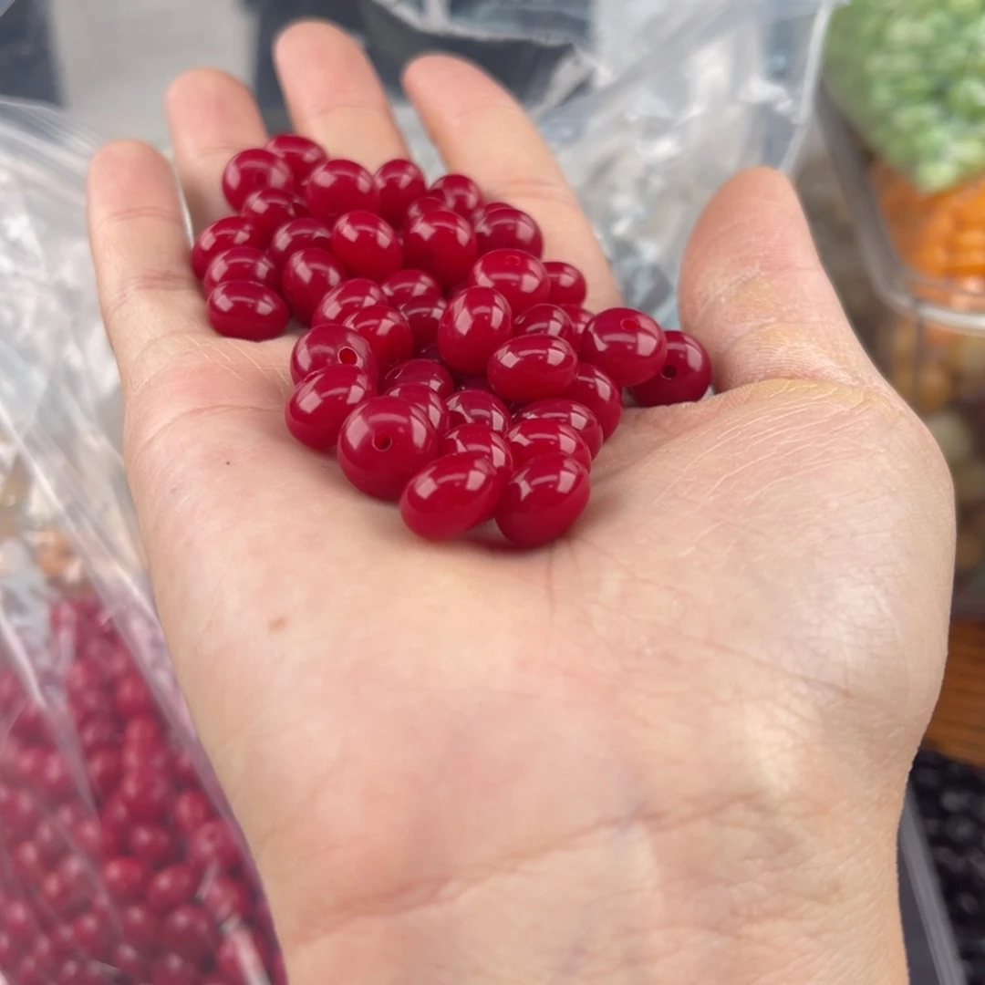 白玉菩提吊坠q10mm 100+10 红