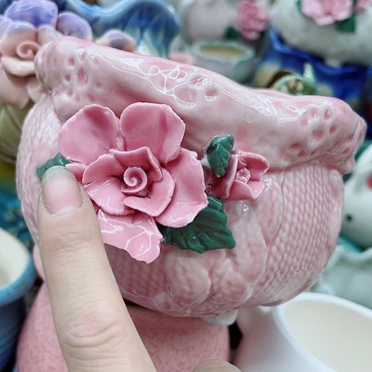 多肉绿植陶瓷花盆