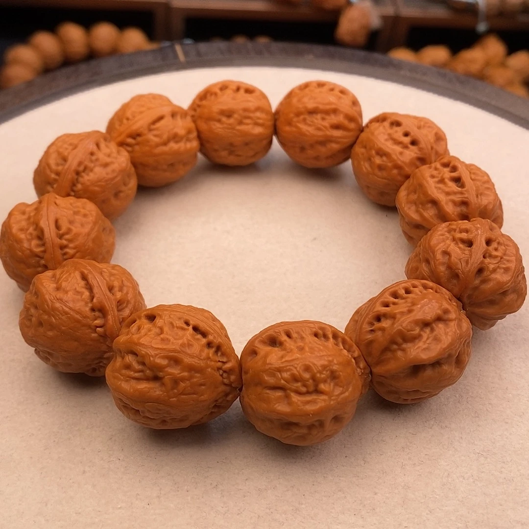 手串文玩核桃粗筋八棱23