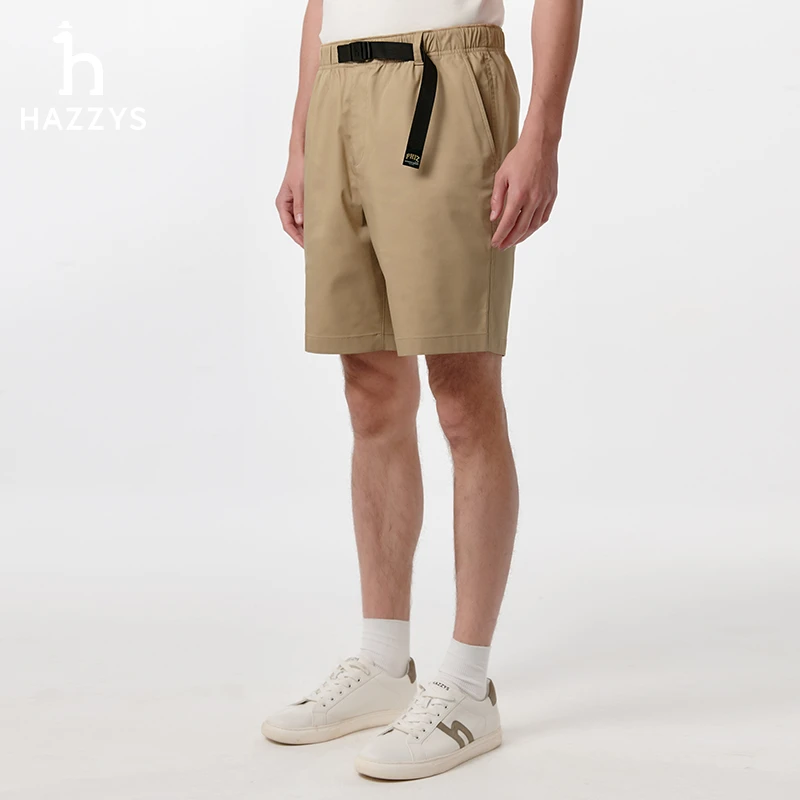 【PHIZ】Hazzys哈吉斯男士百搭夏季简约短裤时尚休闲运动潮流五分裤