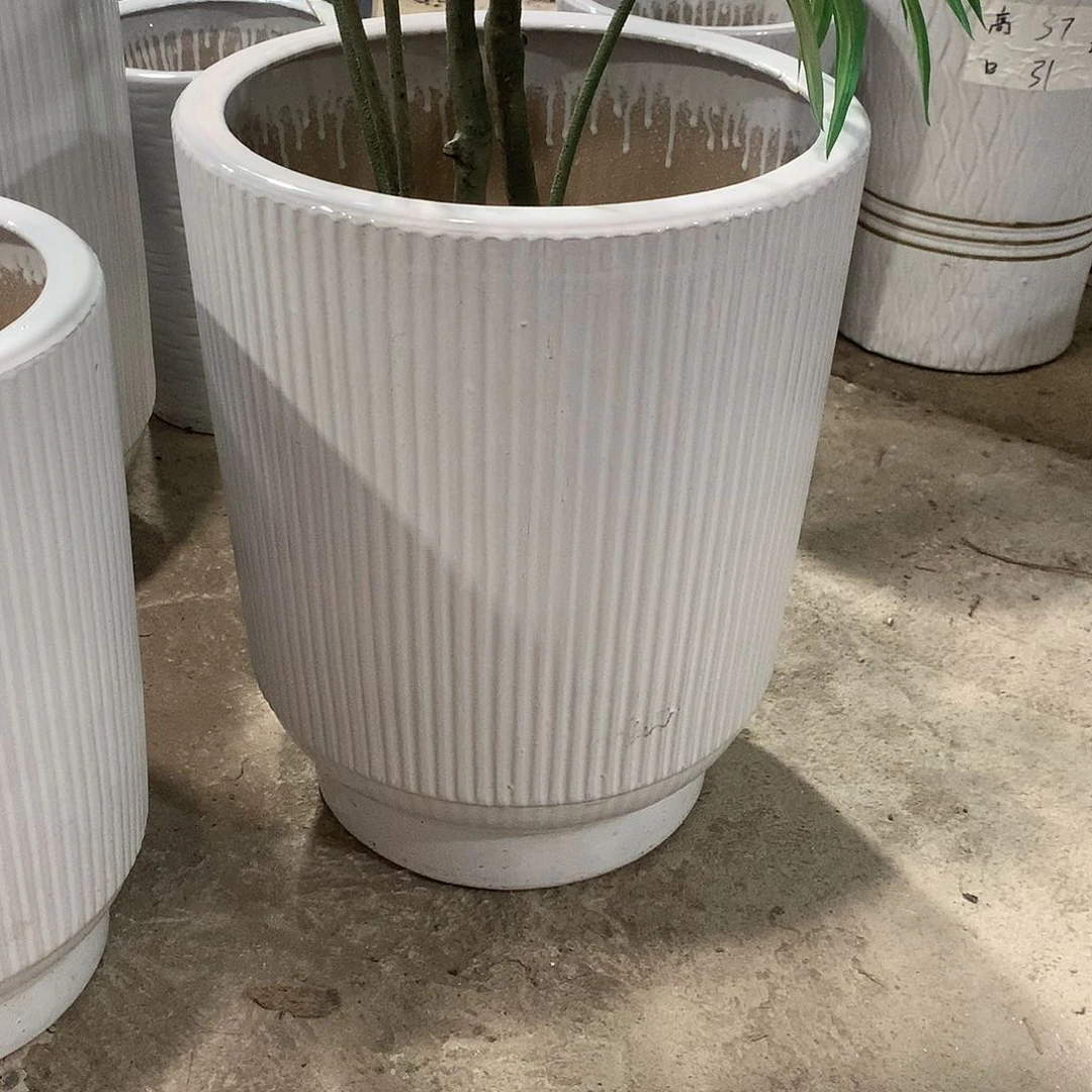 高温陶瓷花盆微瑕