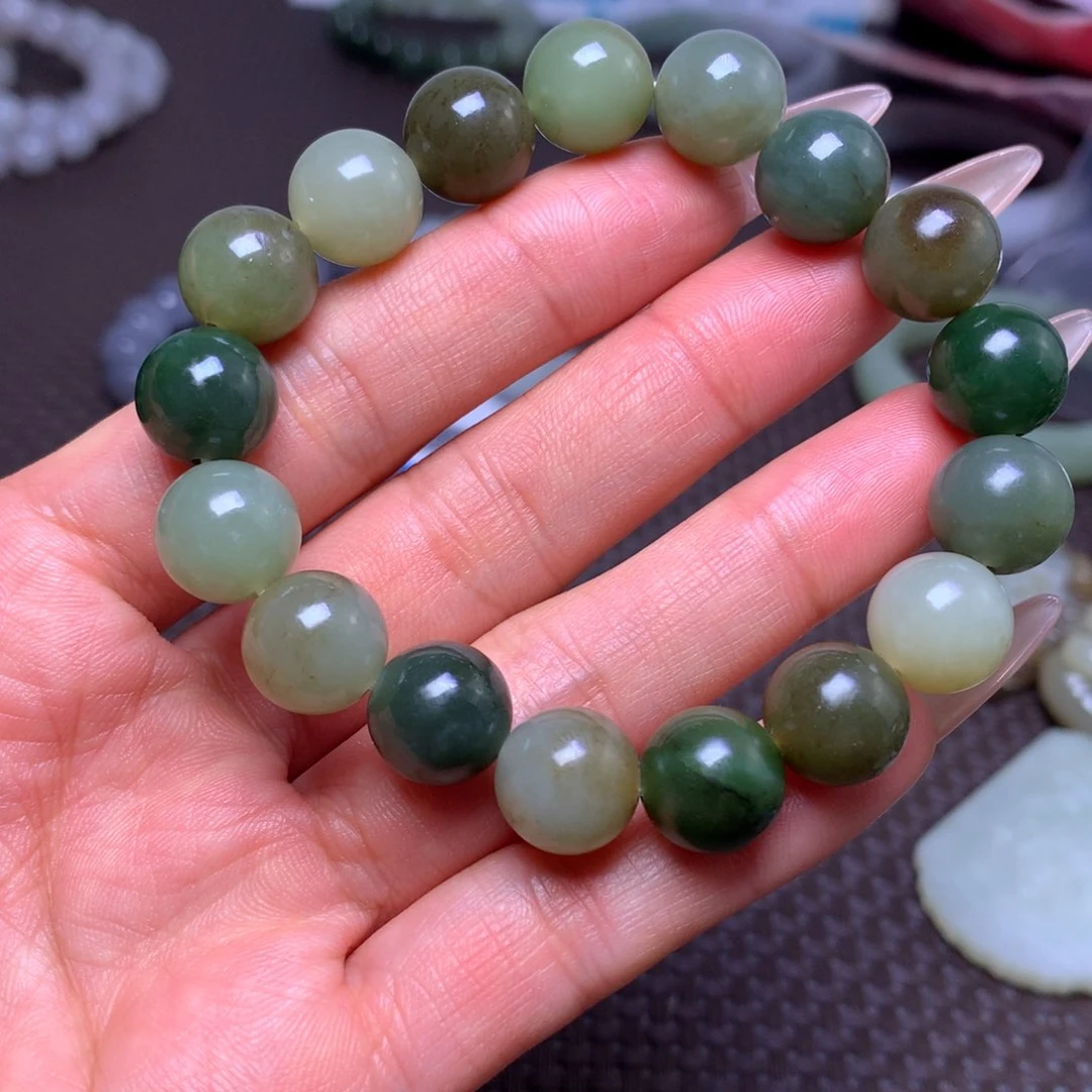 未镶嵌手串和田玉卡10