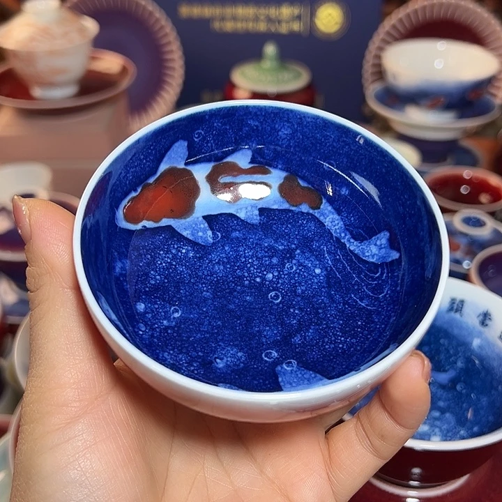 7***8瓷片景德镇品艺轩郎红