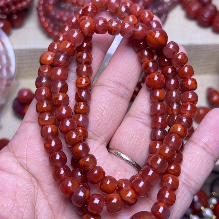 南红玛瑙未镶嵌手链108