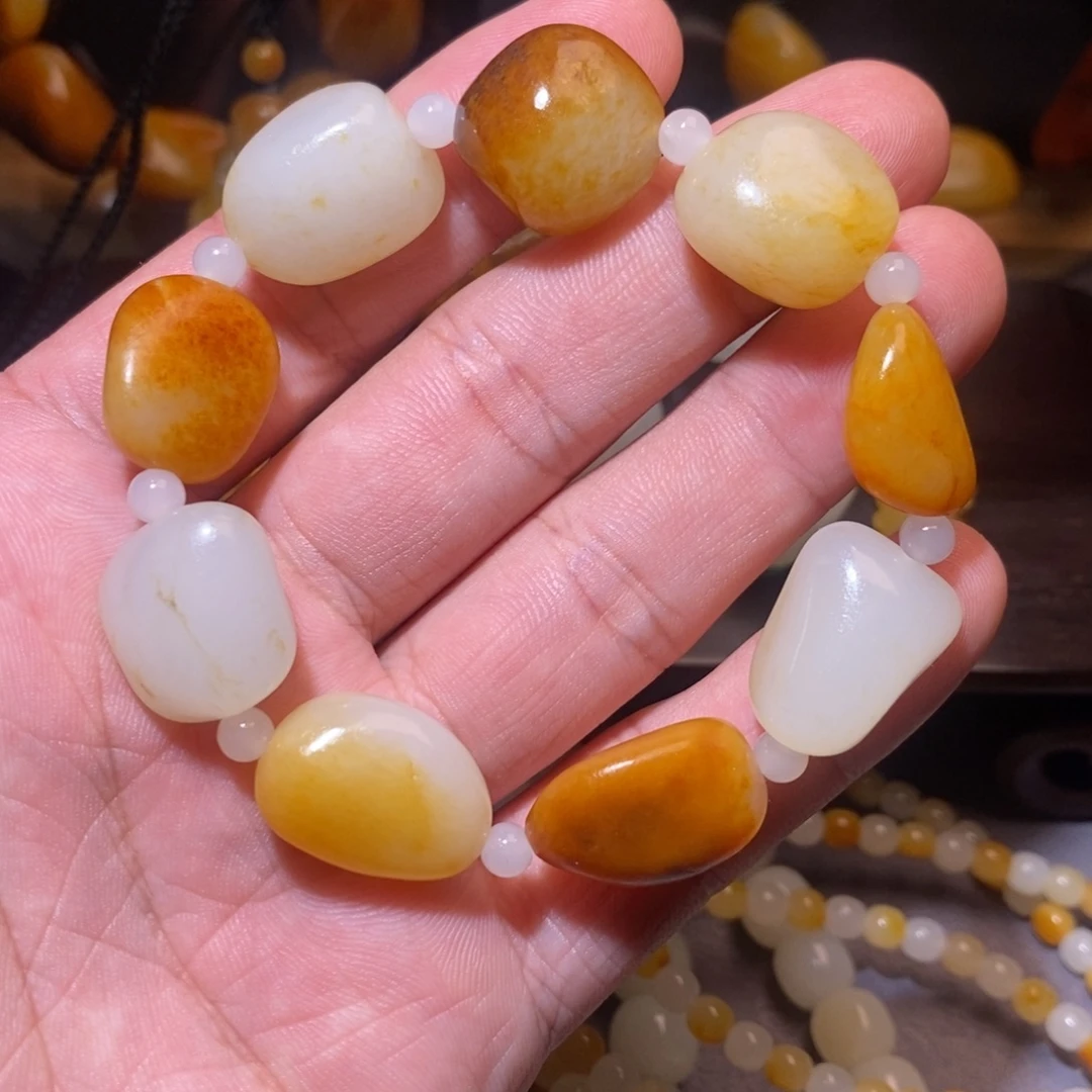 和田玉（子料）未镶嵌手链