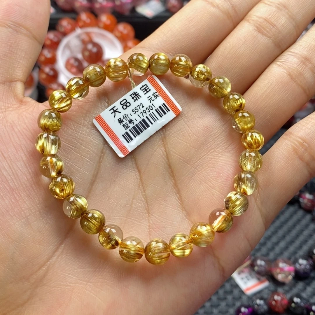 水晶手链未镶嵌钛晶179301