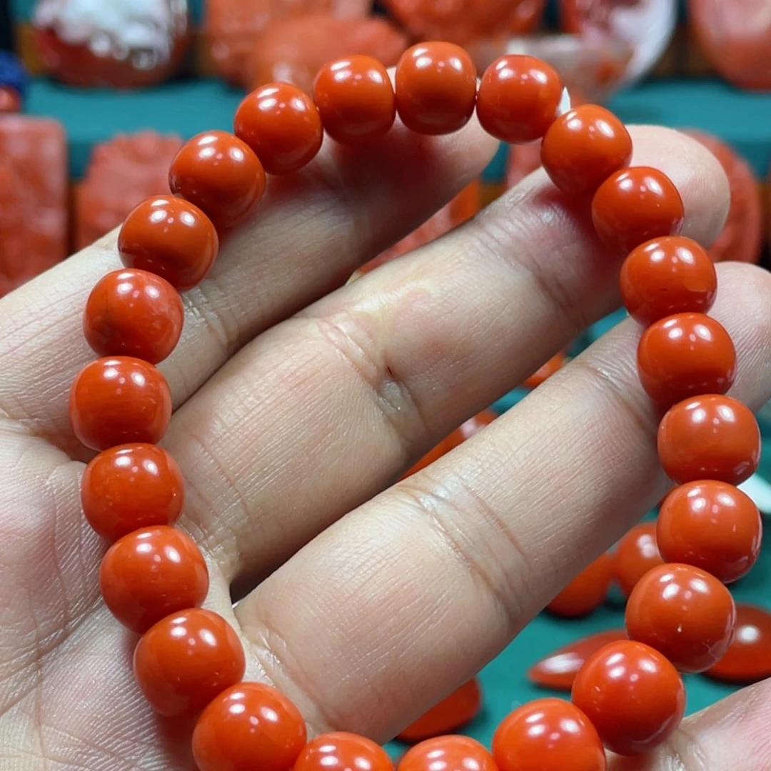 南红玛瑙项链未镶嵌