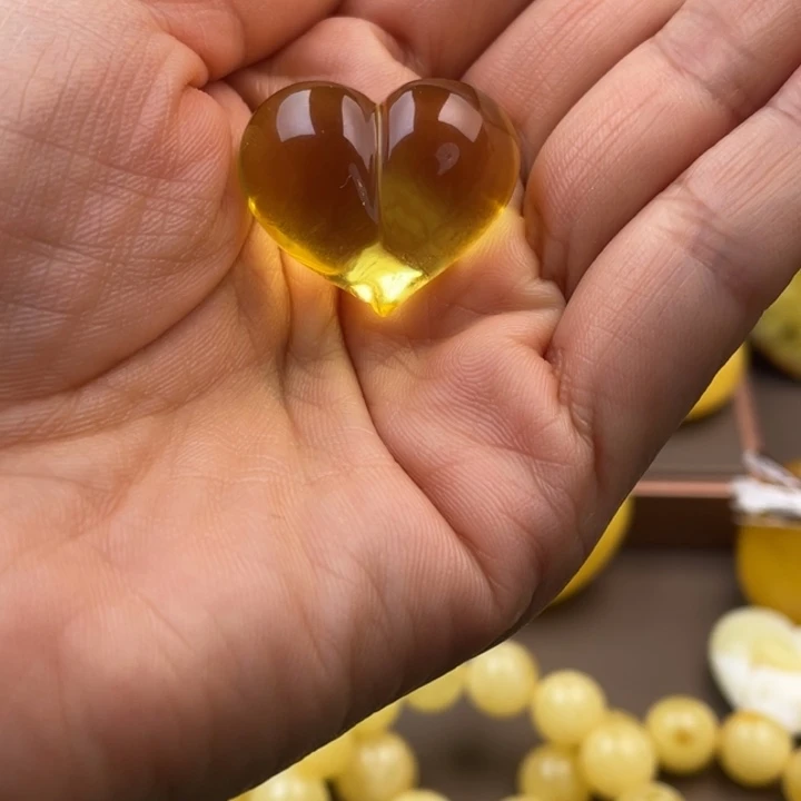 琥珀未镶嵌颈饰蜜蜡