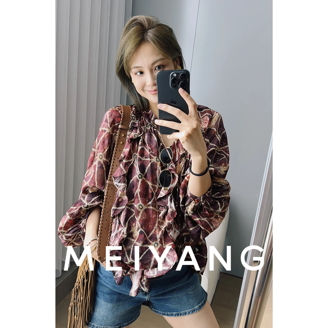 A美洋MEIYANG 凤凰花衬衫时尚