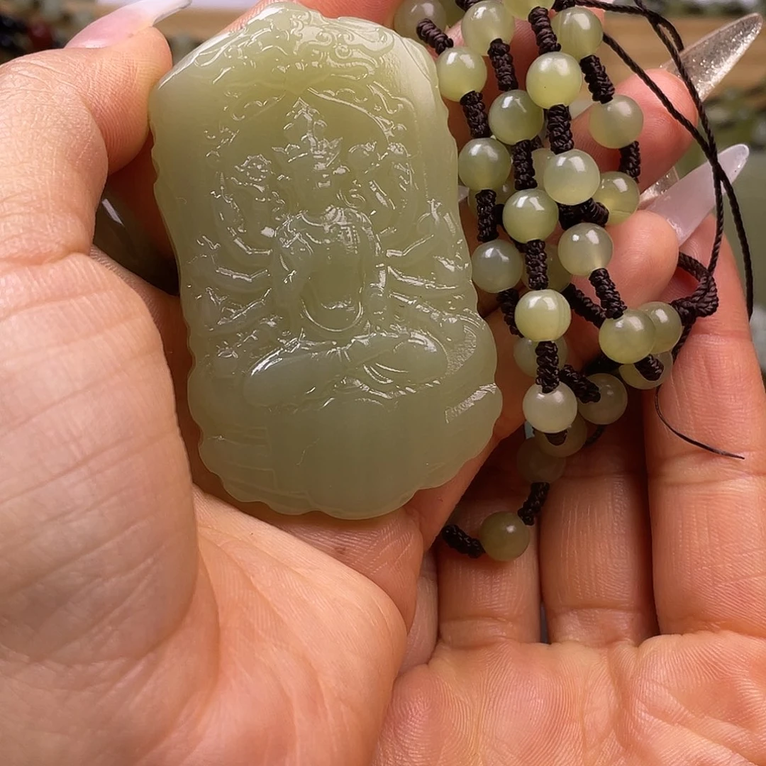 满***意老坑料油青男士生肖老鼠