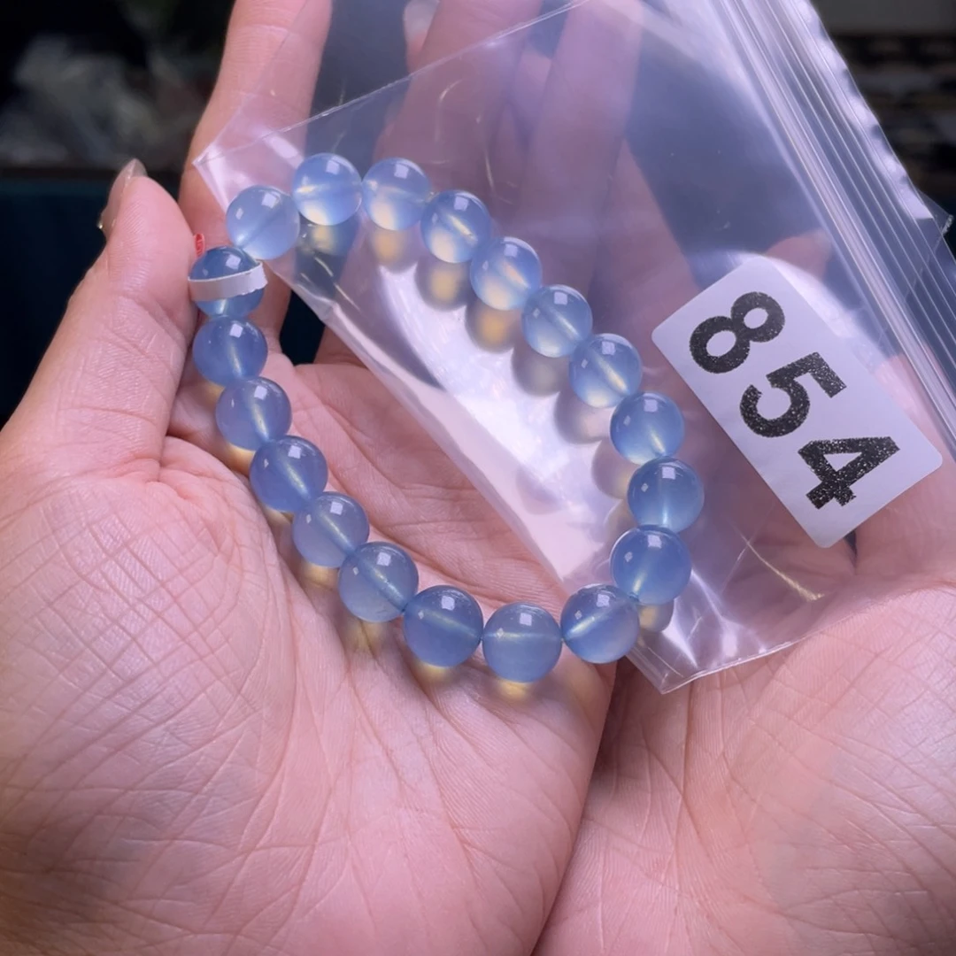 H***水晶手链未镶嵌854海蓝宝10