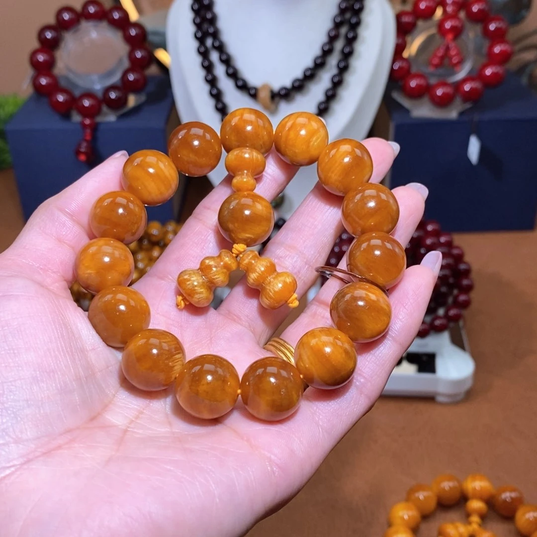 贝壳杉血龙木1.5千年玉化水波