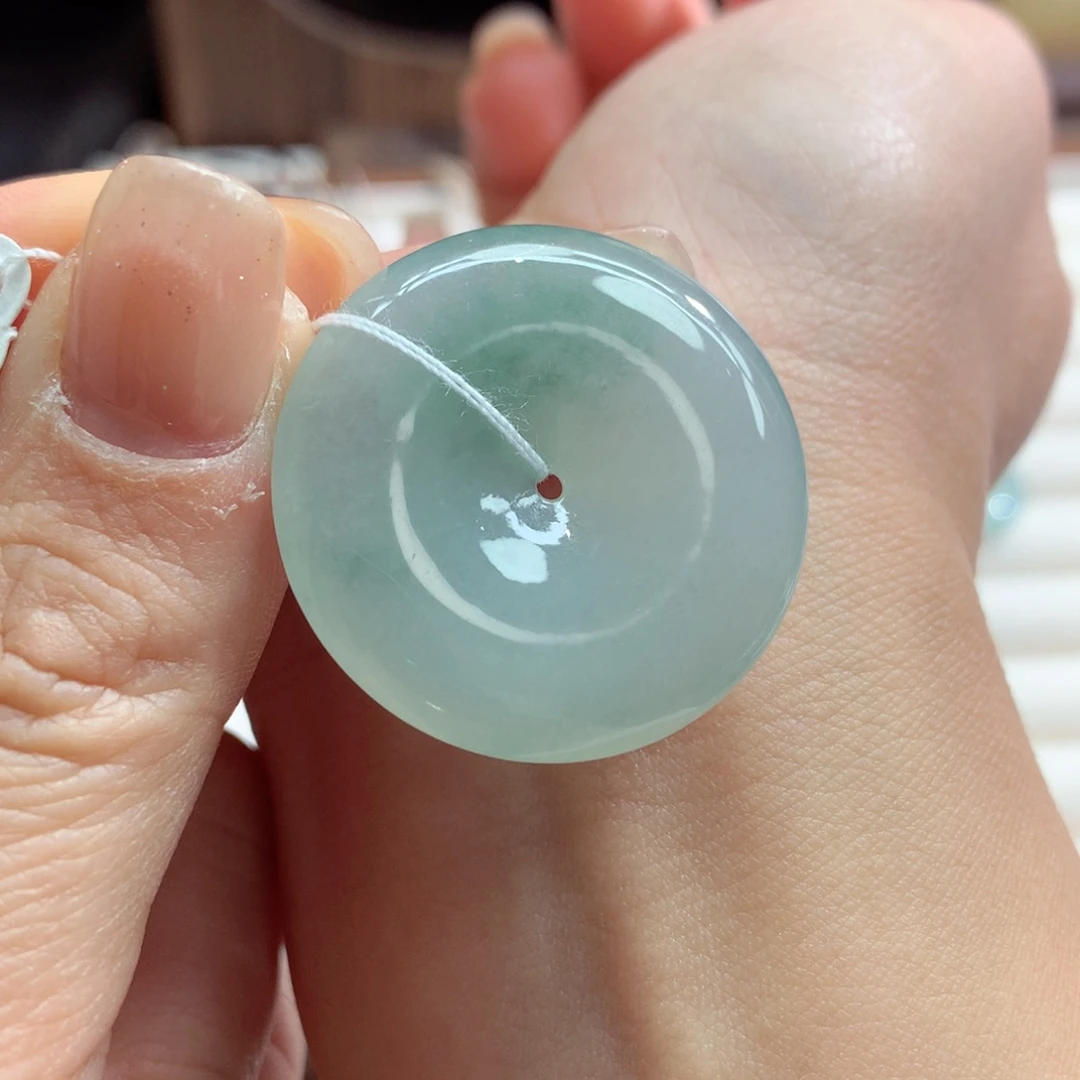 颈饰未镶嵌翡翠天然翡翠