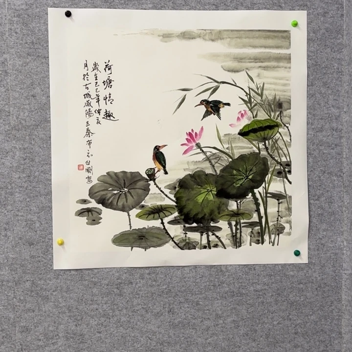 国画花鸟等多种鸟类的栖息地和