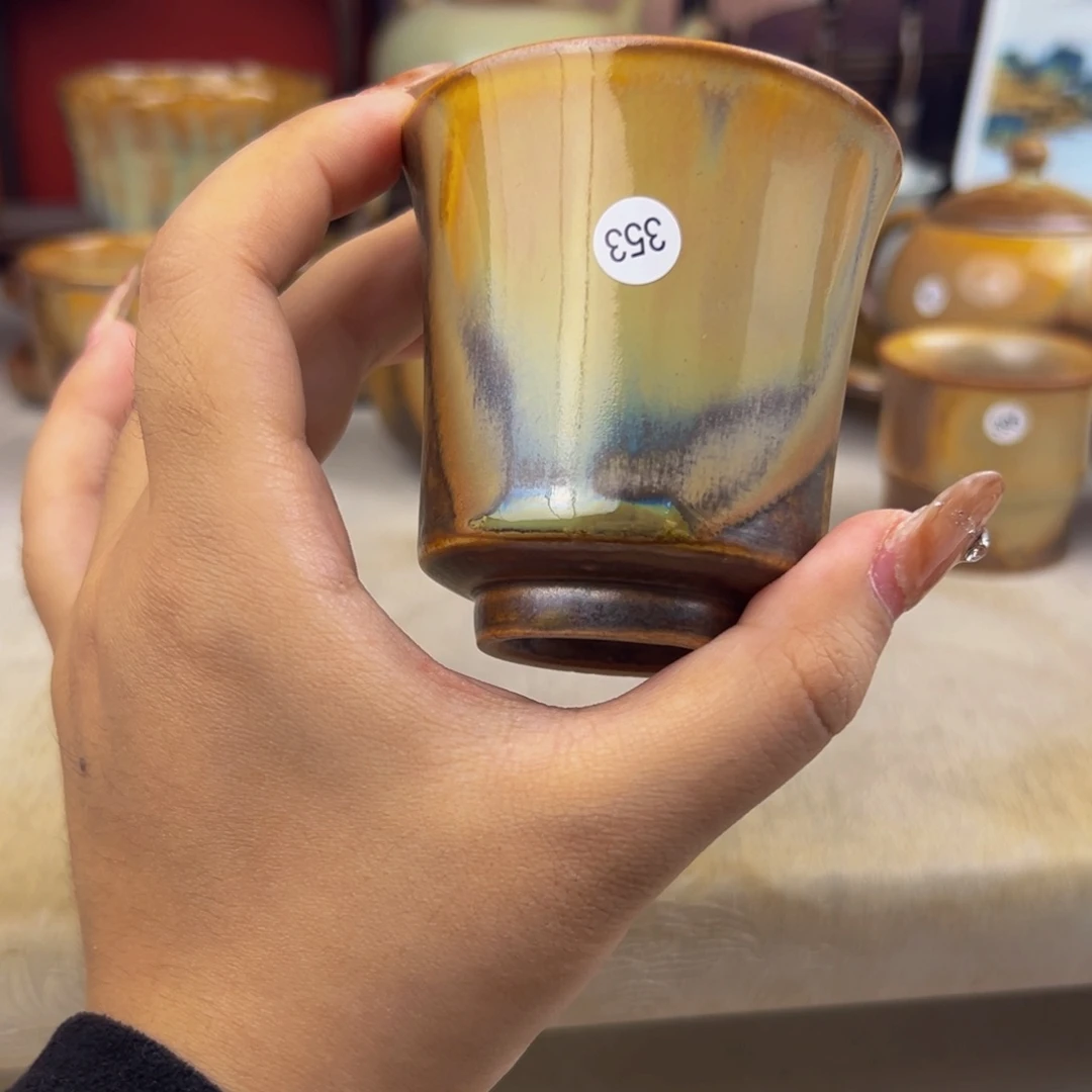 杯纯手工柴烧主人杯