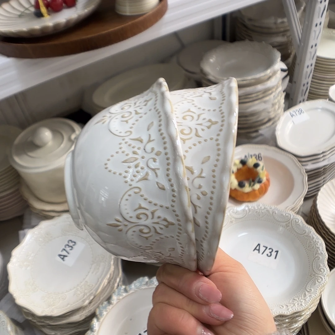 瓷片瑕疵特价陶瓷米饭碗