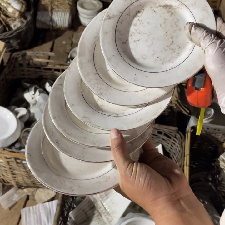 琉璃手工艺品陶瓷盘子碗都有口15