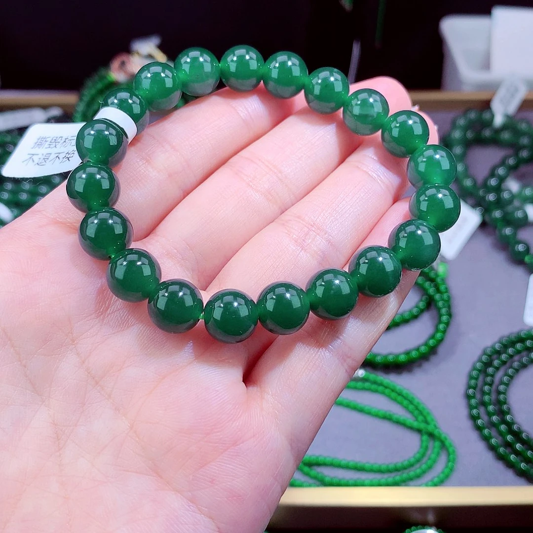 翡翠未镶嵌毛衣链