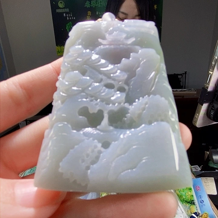 颈饰未镶嵌翡翠翡翠
