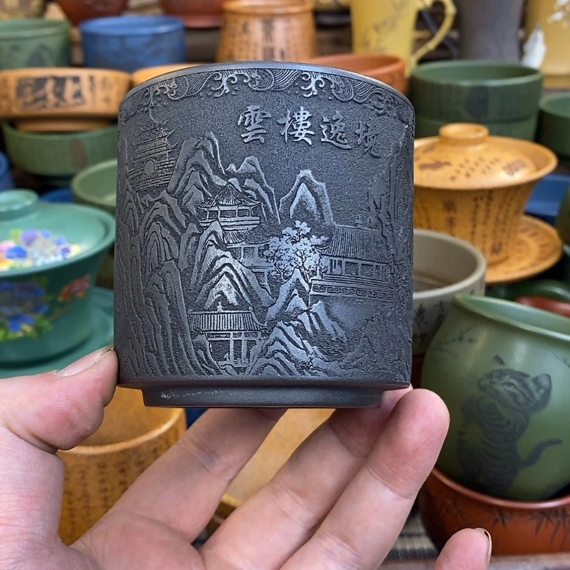 【闪购商品】紫砂杯子宜兴全手工紫砂杯