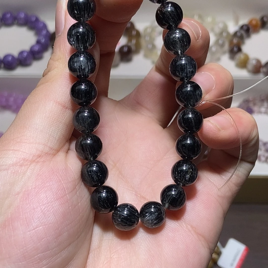 水晶未镶嵌手链黑顺发9.2