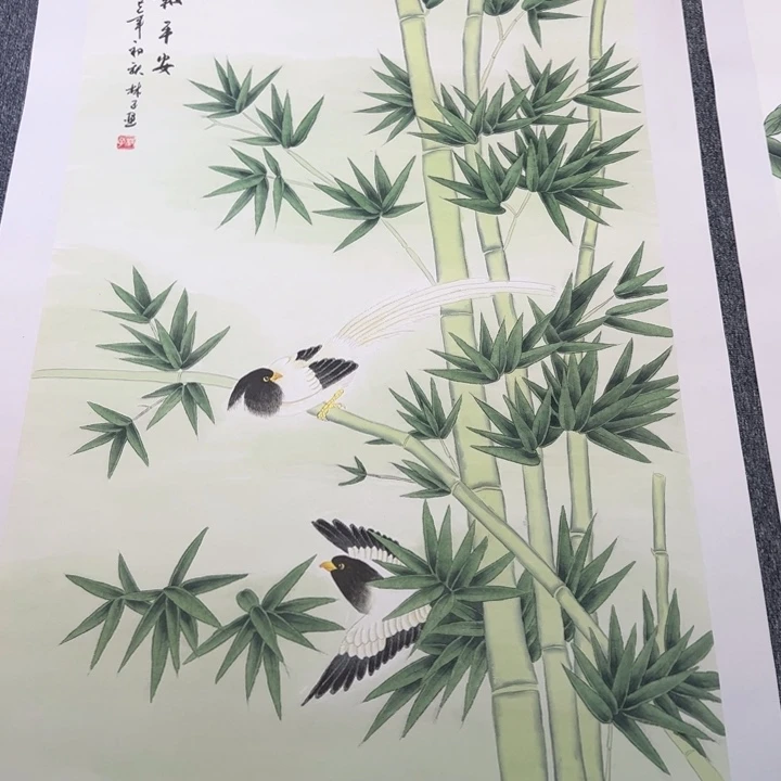 手绘作品全场放大漏