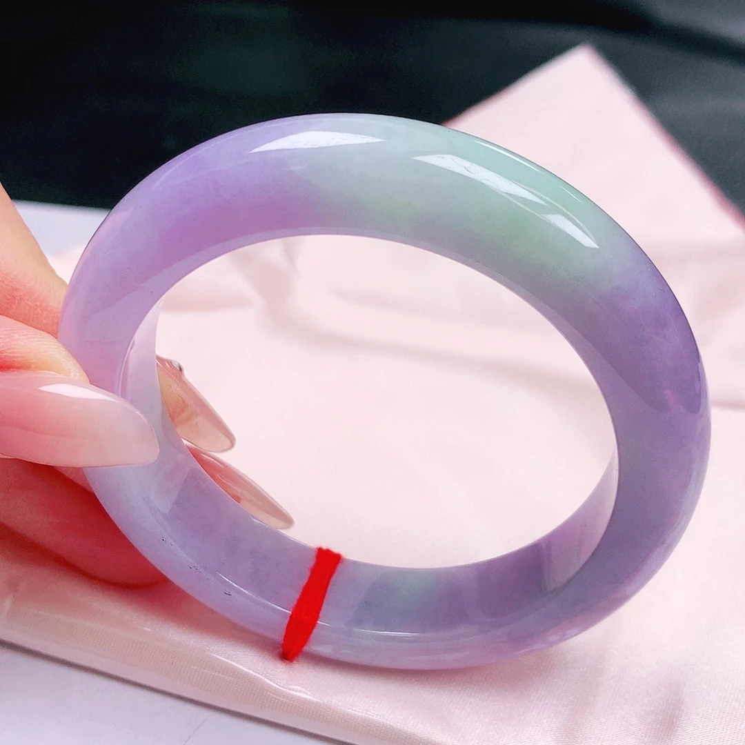 翡翠未镶嵌手镯缅甸天然a货翡翠手镯