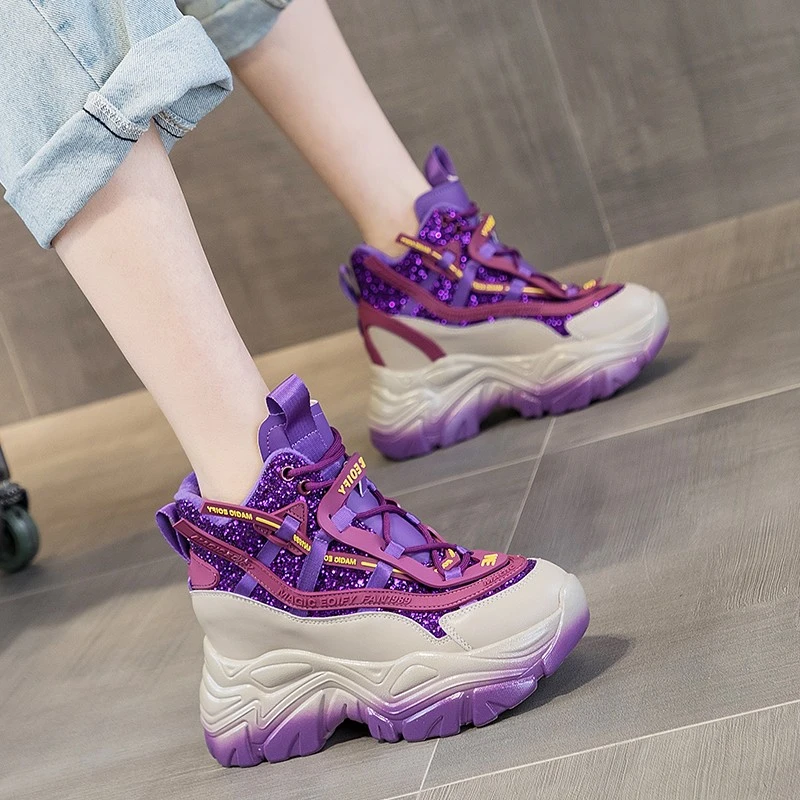 GPTSu老爹鞋女软底春秋季款时尚爆款超火内增高女士鞋炸街松糕鞋