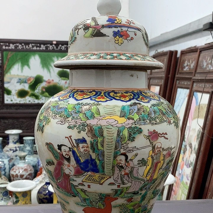 摆件陶博古架陶瓷摆件