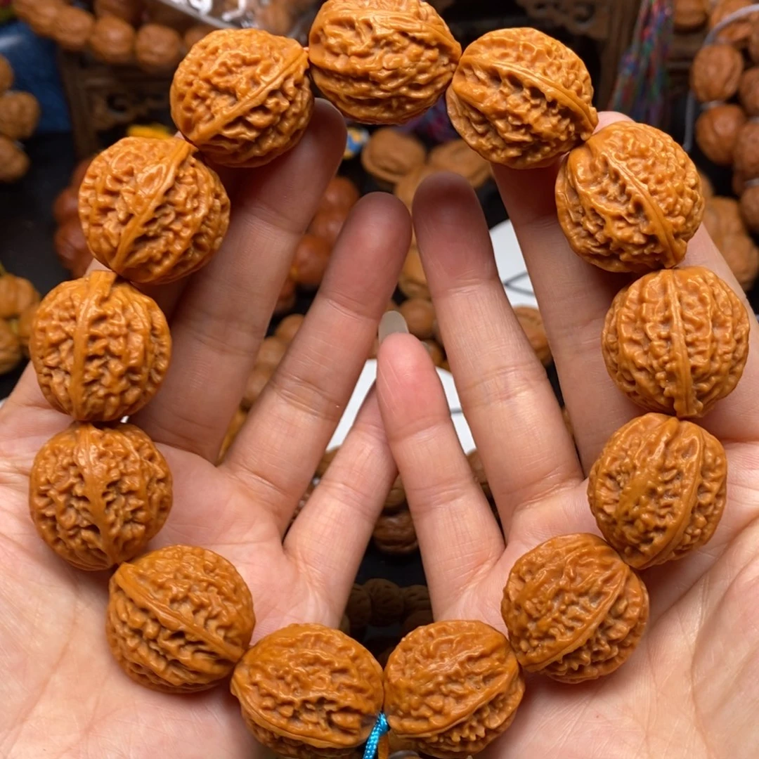 桃核手串麦穗八棱