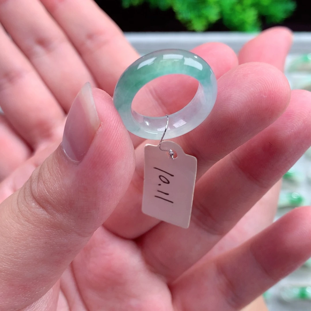 未镶嵌戒指翡翠天然