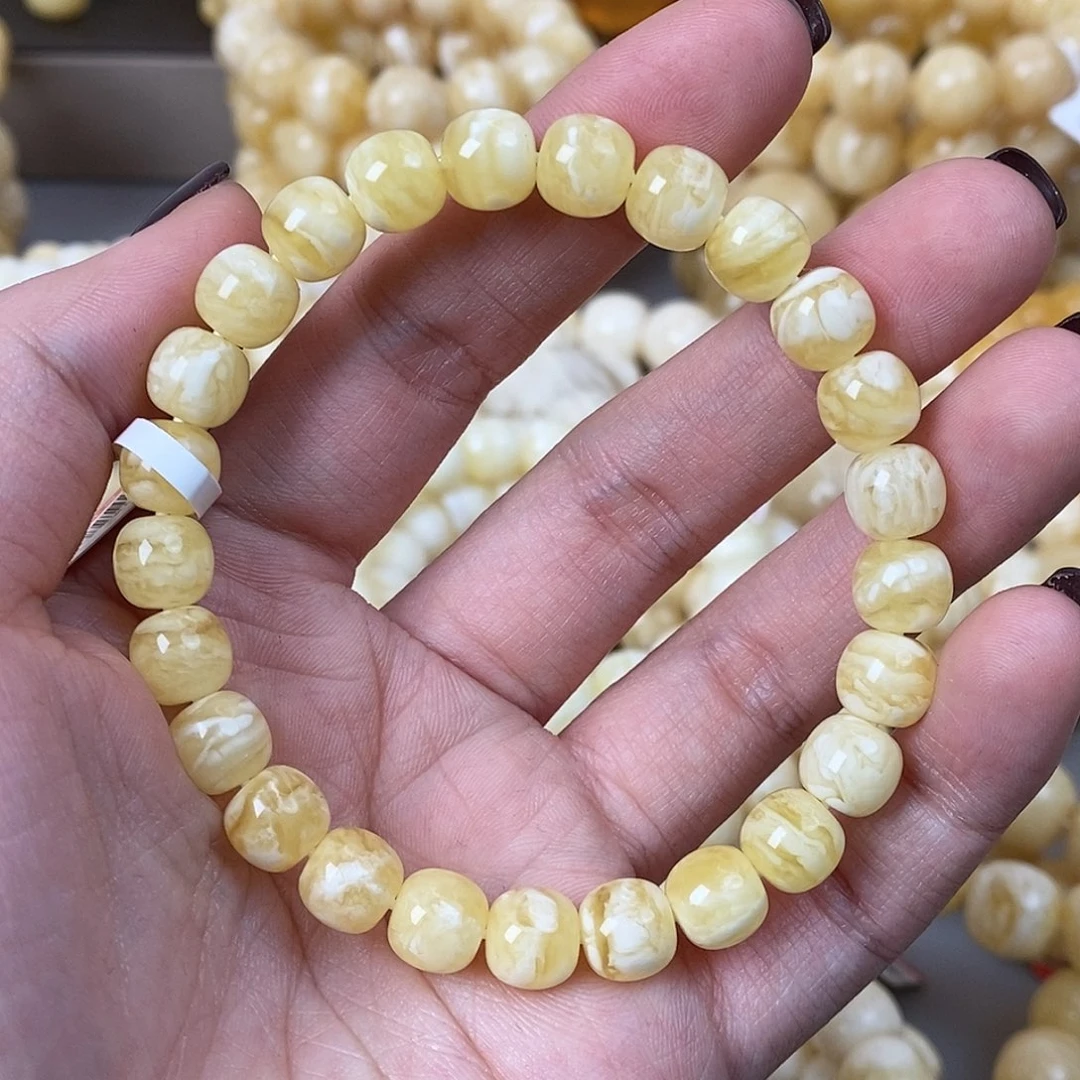 蜜蜡未镶嵌珠宝奇石9.3g8.4mm