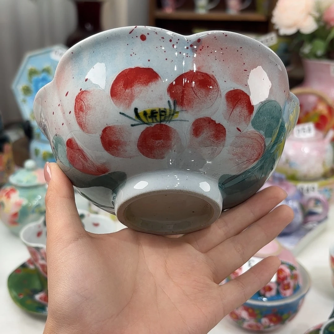 景德镇手绘高温釉下彩陶瓷茶具