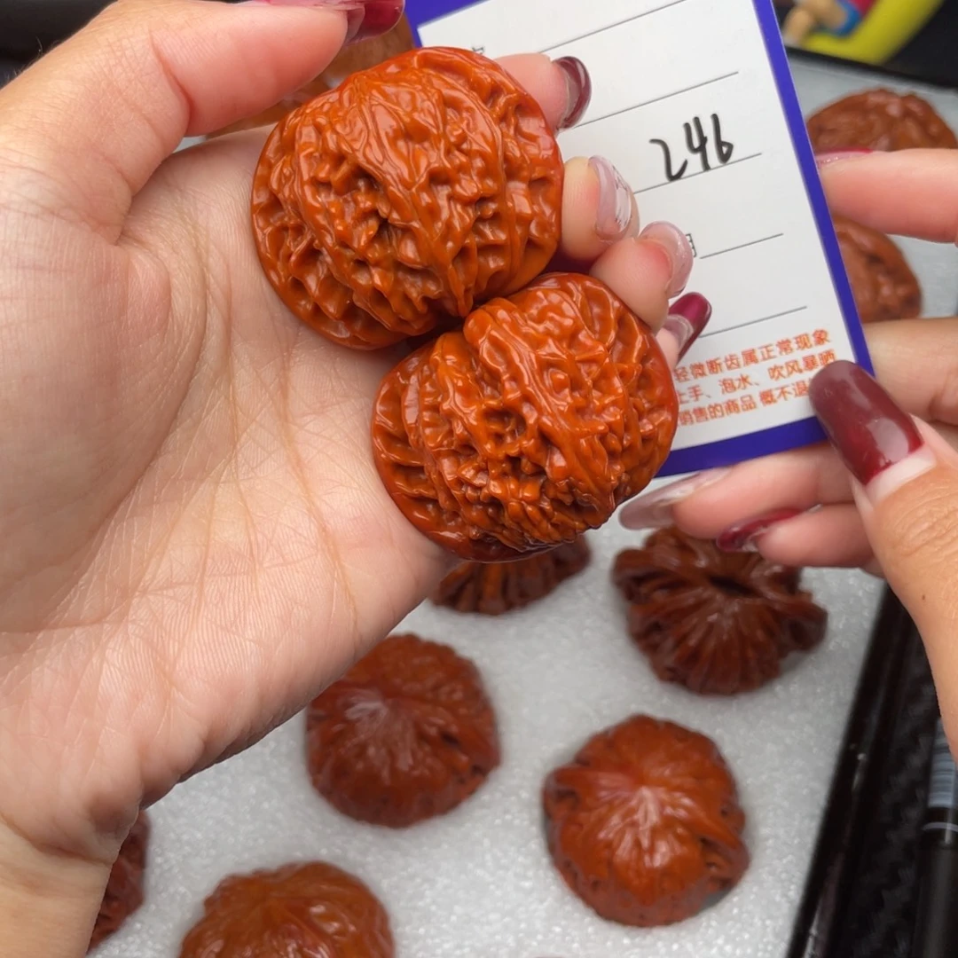 桃核把件40磨盘246