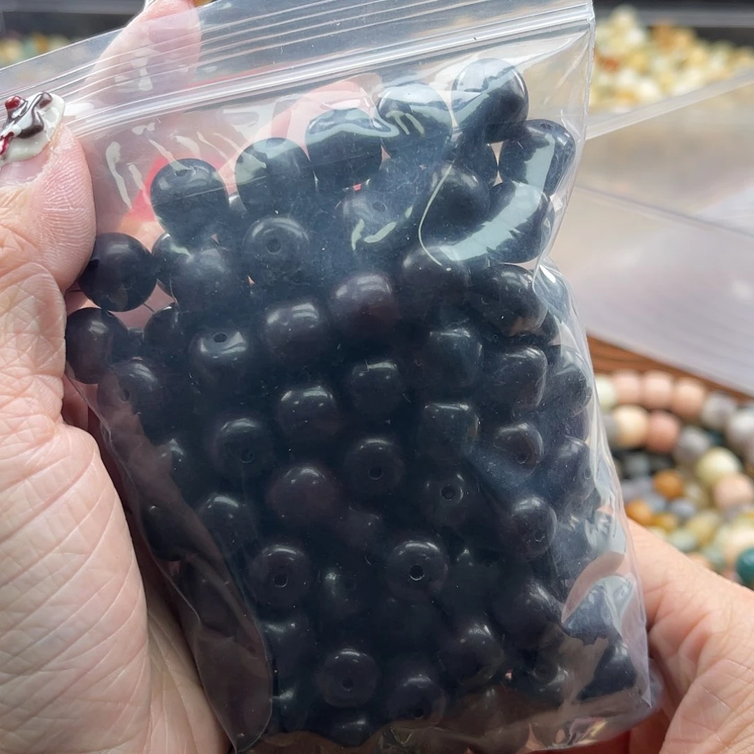 白玉菩提吊坠A/11mm/100颗锅底