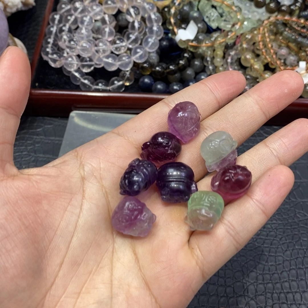 水晶手链未镶嵌招财猫