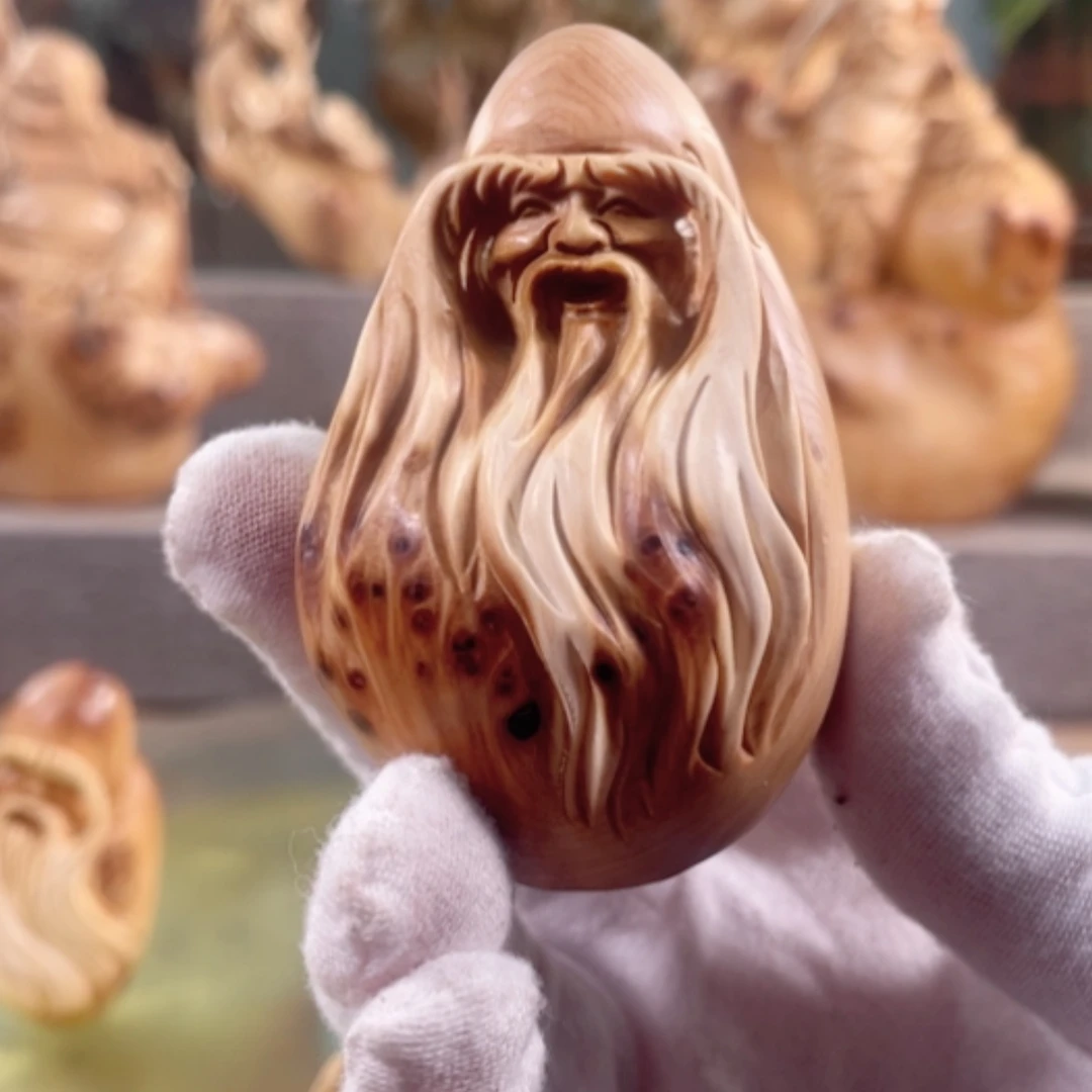 【闪购商品】柏木隔**雨崖柏工艺品手把件