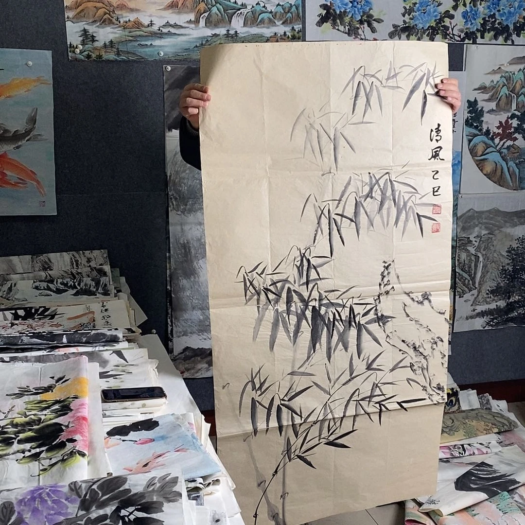 国画手写手绘国画作品1