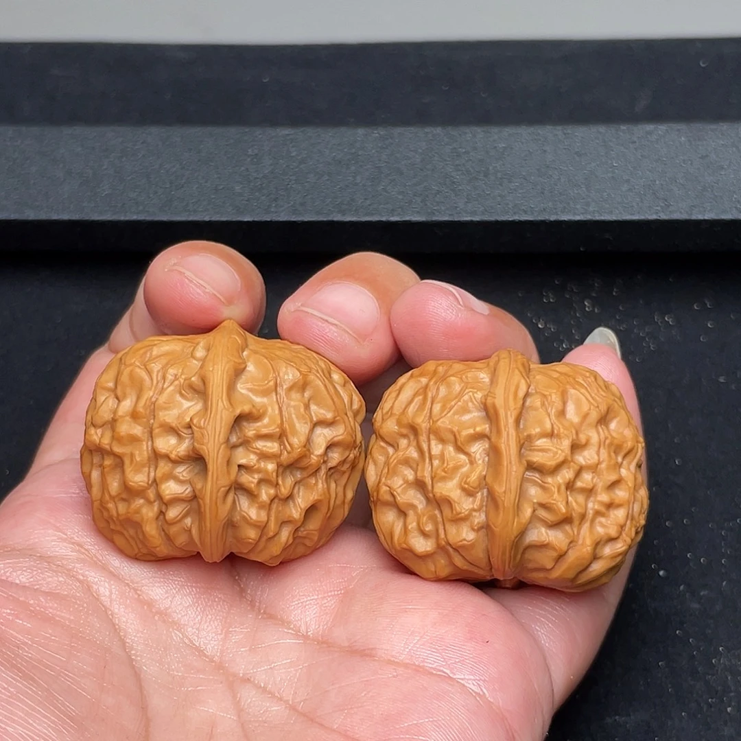 把件猴头核桃36×37精修打底石门元宝XM3288