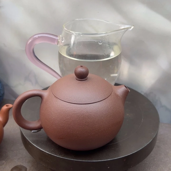 紫砂茶壶紫泥西施230c c