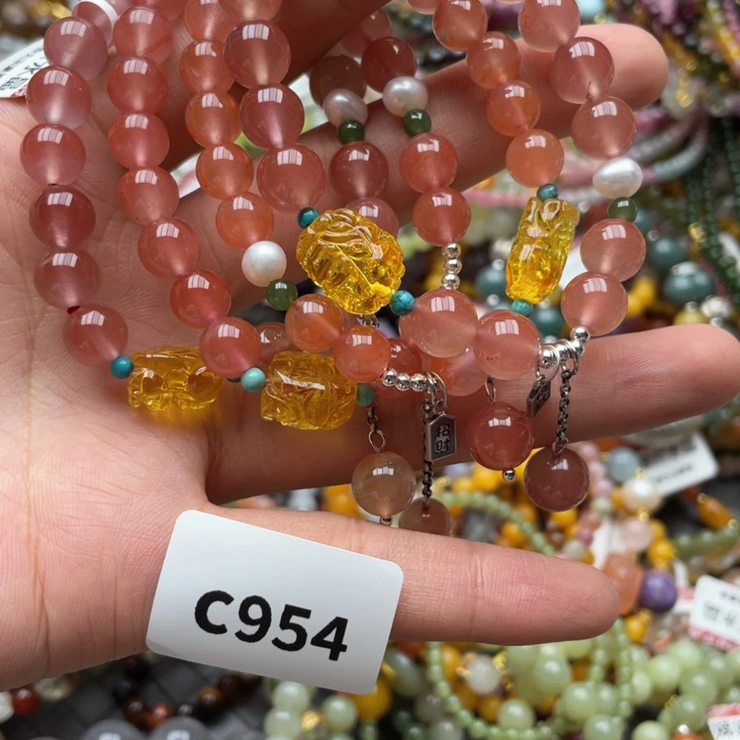 水晶手链未镶嵌多样性