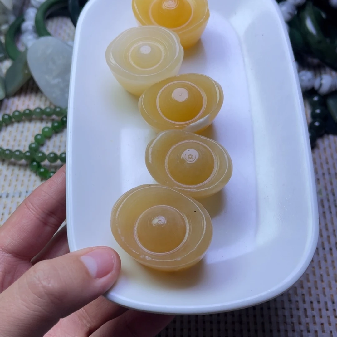 未镶嵌和田玉珠宝半成品A*a