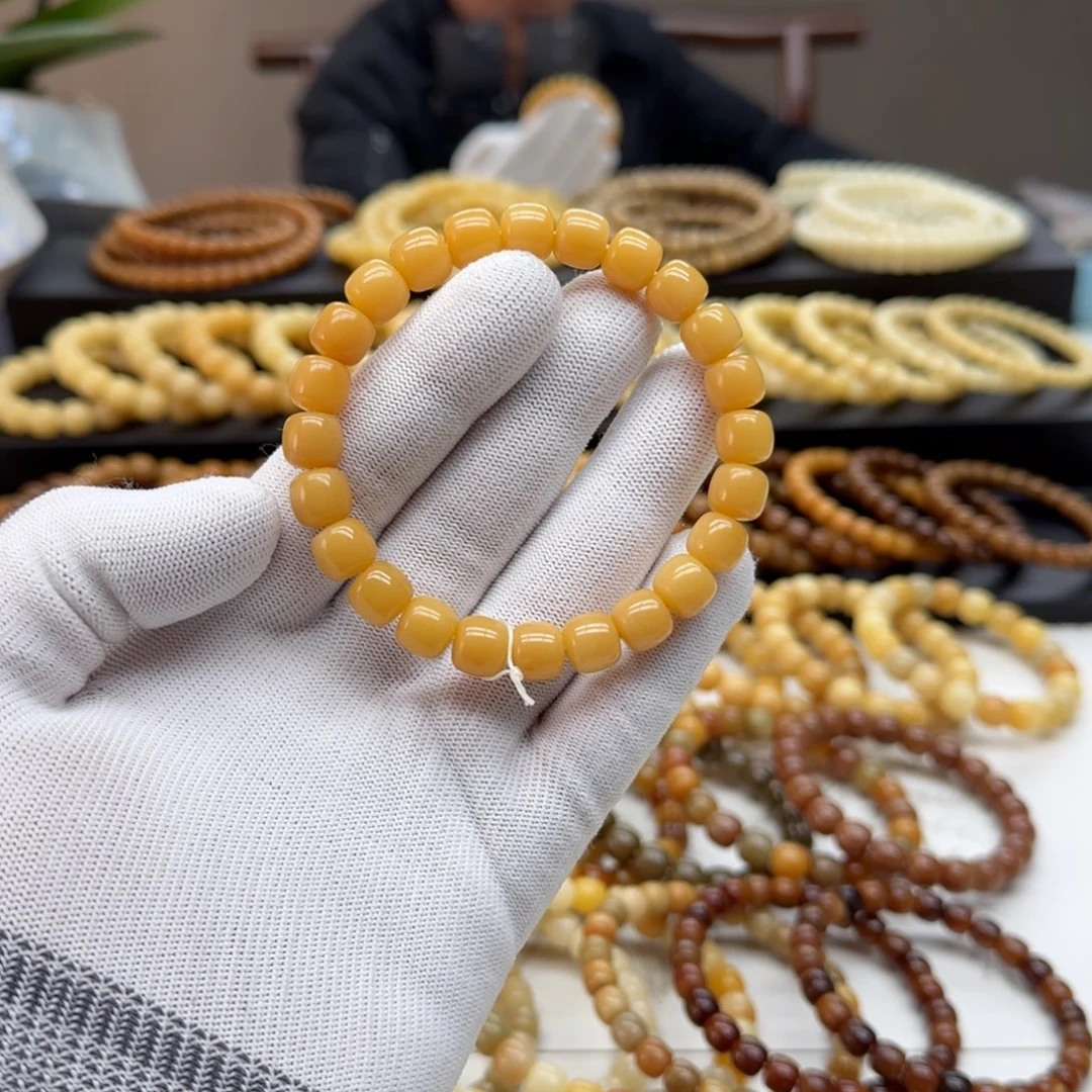 菩提根/象牙果手串9*10精工10年