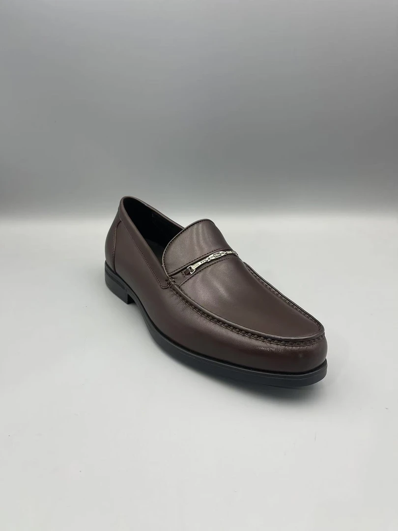 新款轻质厚底系带男士真皮鞋休闲鞋C569