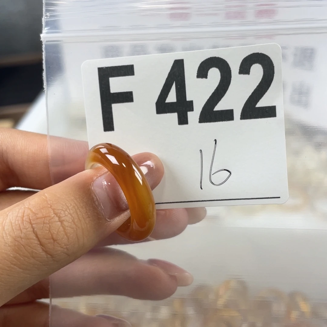 玛瑙/玉髓戒指合金422