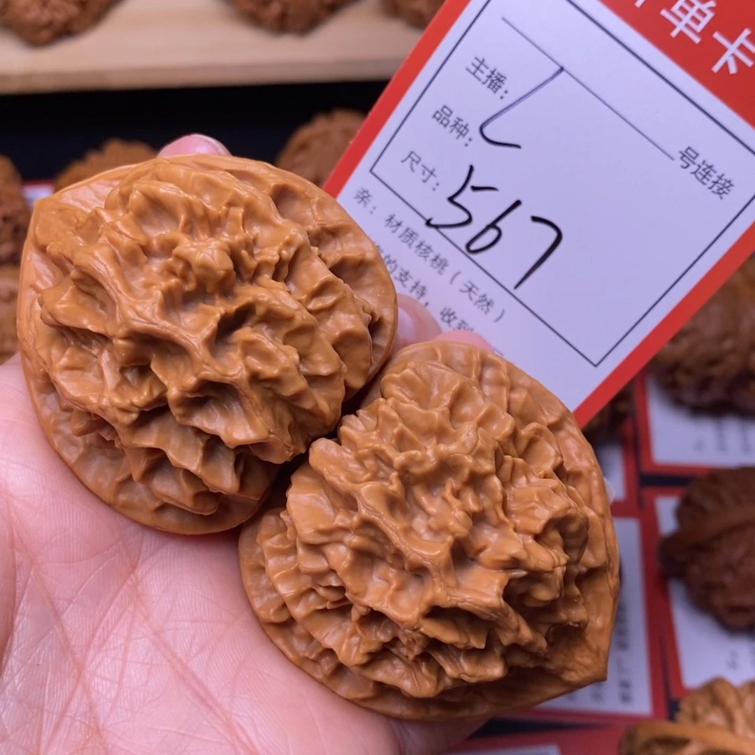 文玩核桃把件48龙鳞纹567号