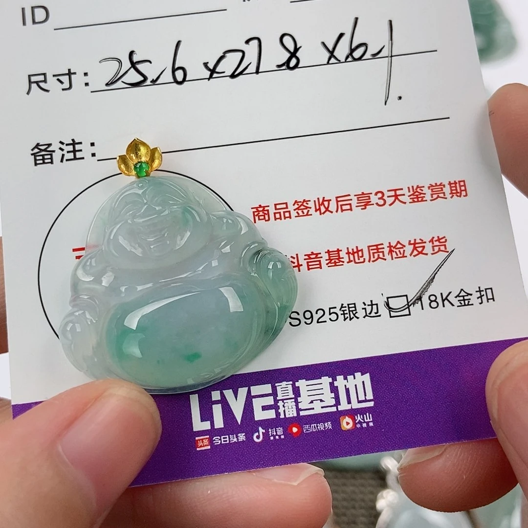 颈饰未镶嵌翡翠天*翡翠