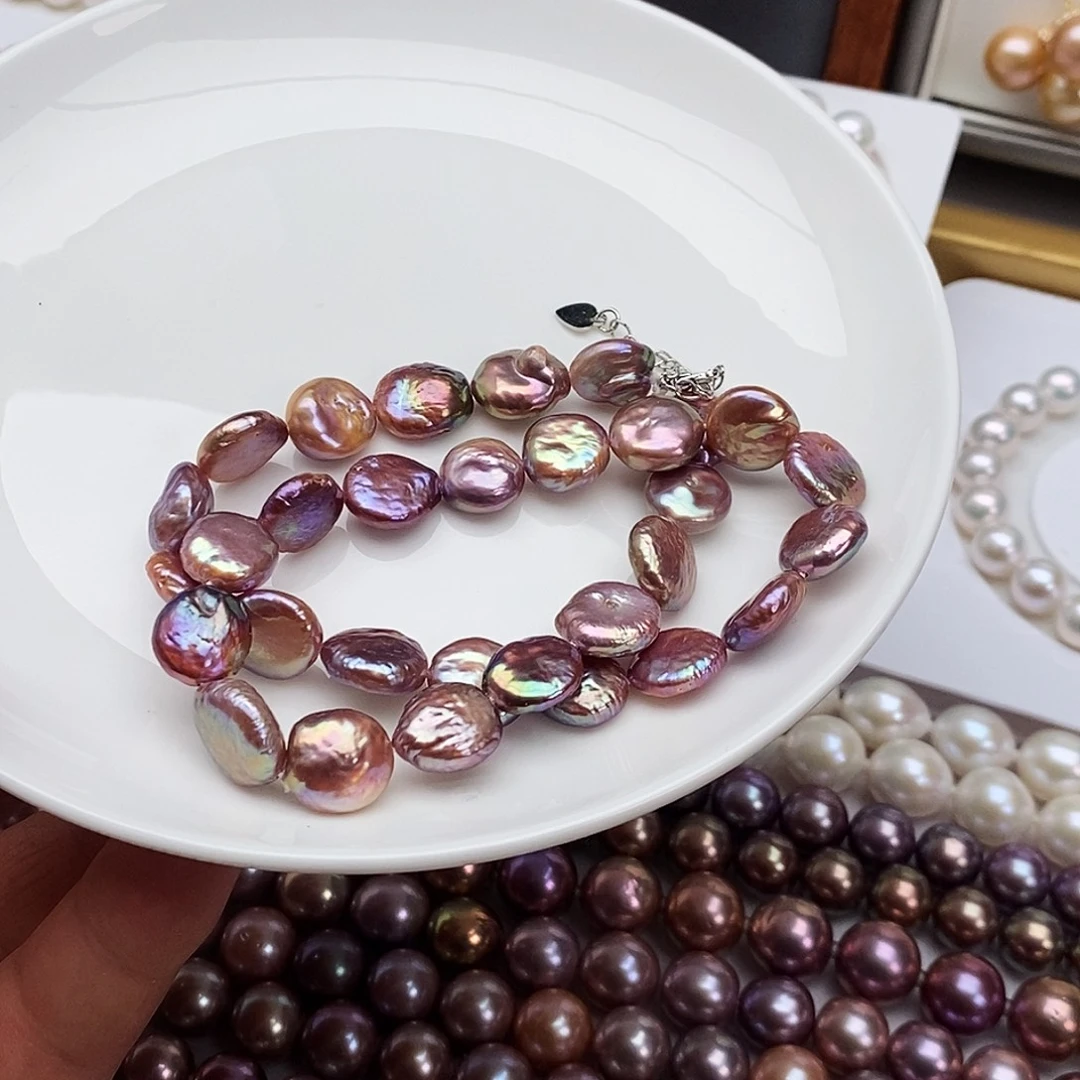 颈饰淡水珍珠合金