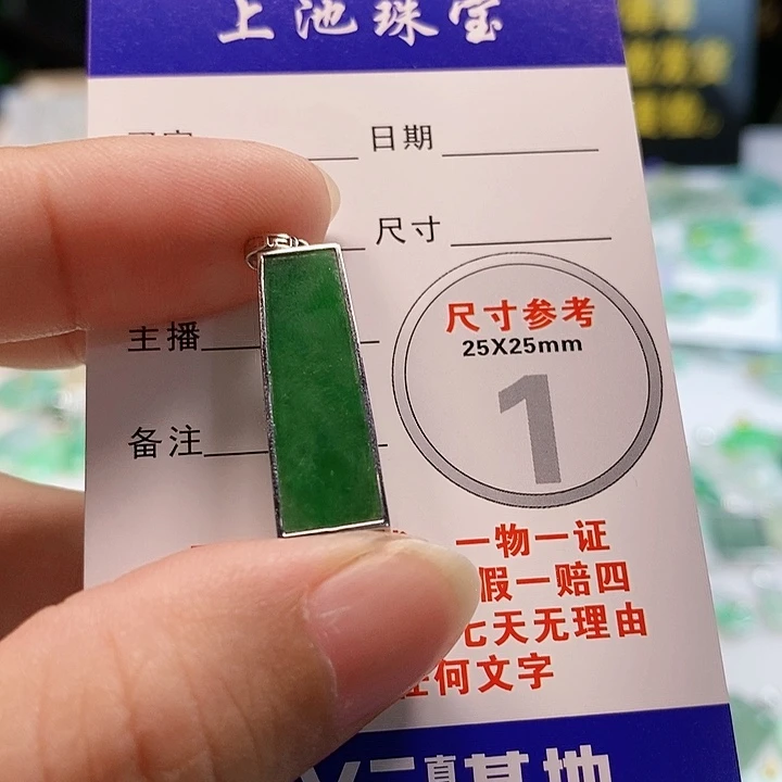 【闪购商品】翡翠颈饰18K金镶嵌翡翠