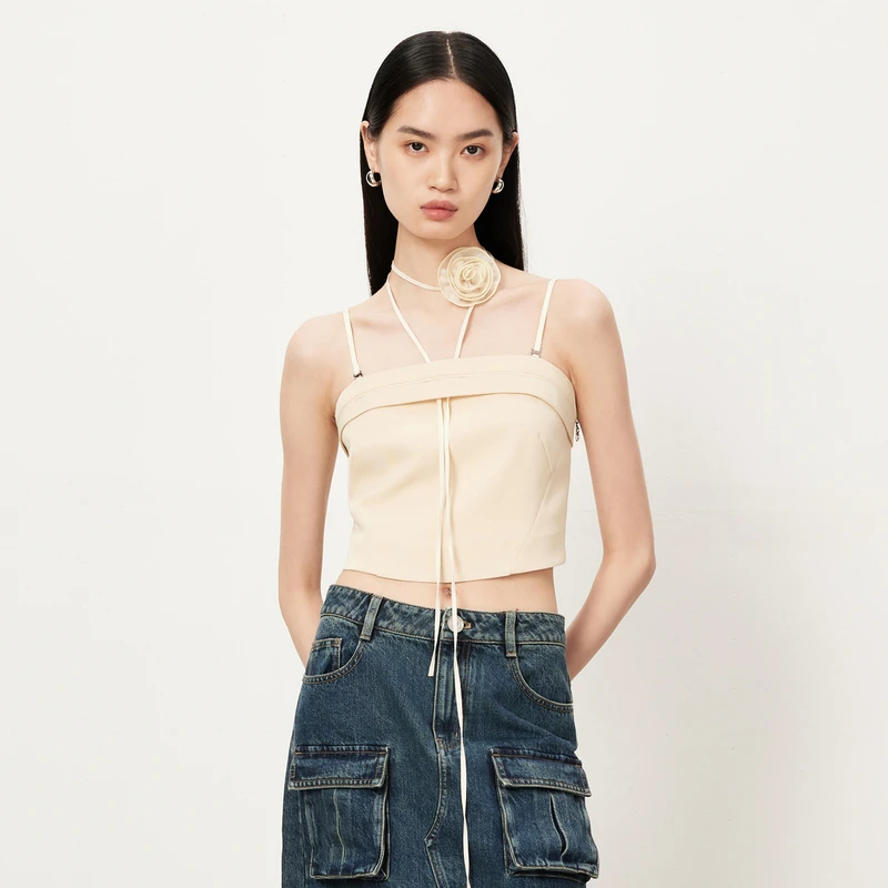 【商场同款】HPLY荷比俪23秋小众设计感可拆飘带吊带HMD31600142